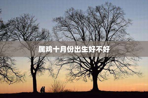 属鸡十月份出生好不好