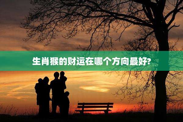 生肖猴的财运在哪个方向最好?