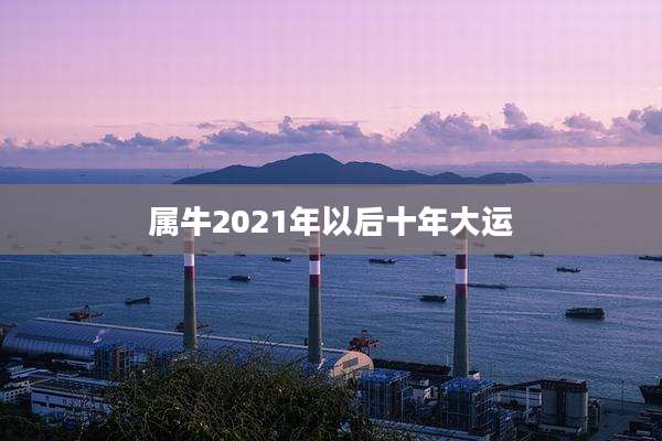 属牛2021年以后十年大运