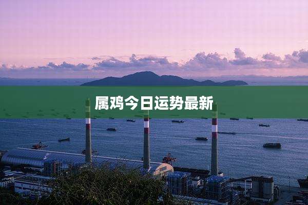 属鸡今日运势最新