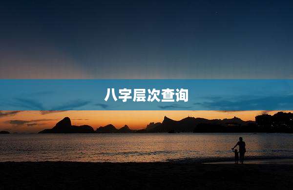 八字层次查询