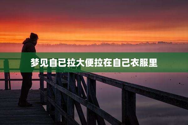 梦见自已拉大便拉在自己衣服里
