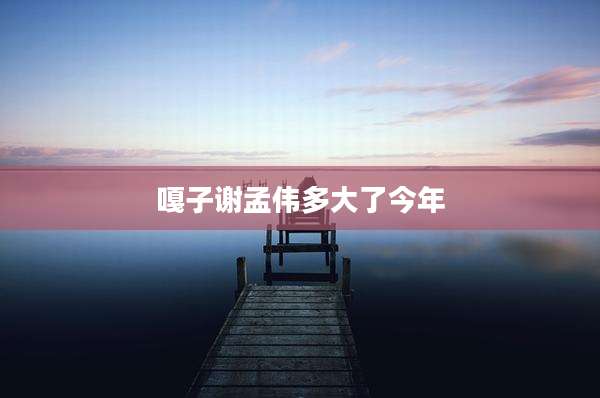 嘎子谢孟伟多大了今年
