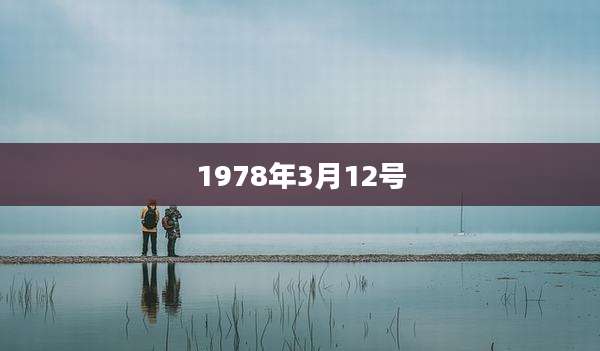 1978年3月12号