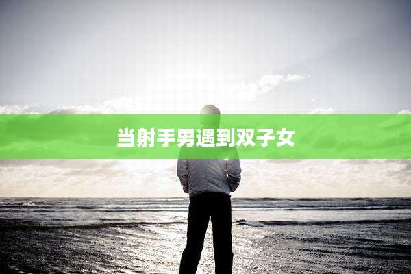 当射手男遇到双子女