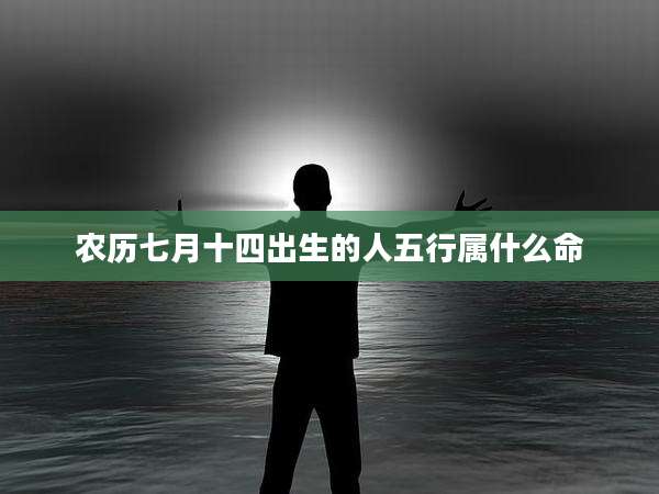 农历七月十四出生的人五行属什么命