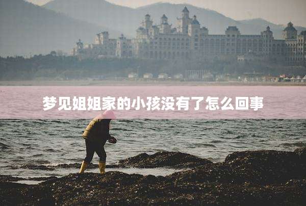 梦见姐姐家的小孩没有了怎么回事
