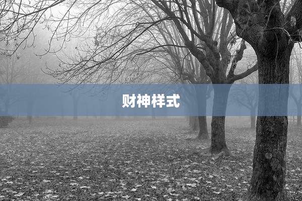 财神样式