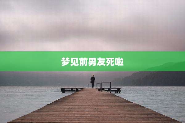 梦见前男友死啦