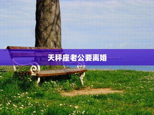 天秤座老公要离婚