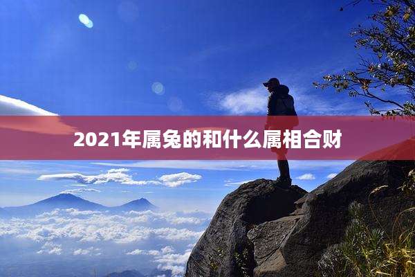 2021年属兔的和什么属相合财
