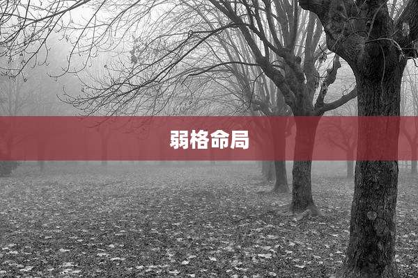 弱格命局