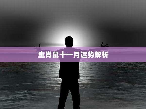 生肖鼠十一月运势解析