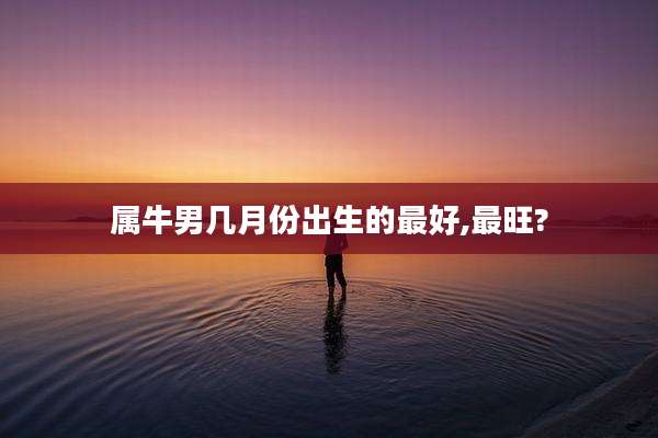 属牛男几月份出生的最好,最旺?