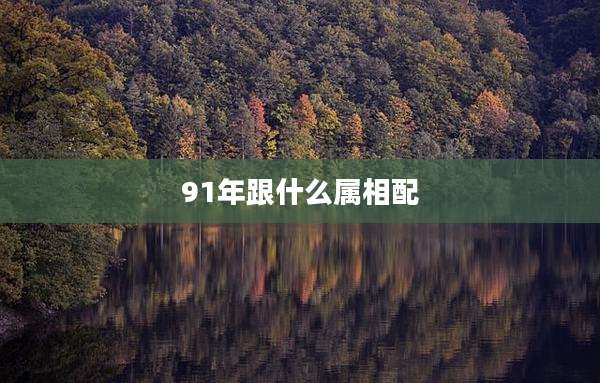 91年跟什么属相配