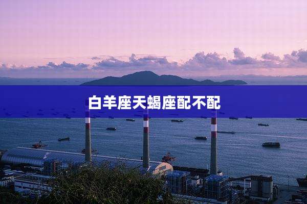 白羊座天蝎座配不配
