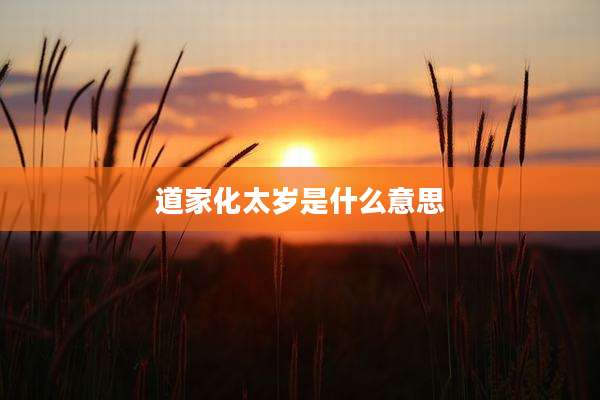 道家化太岁是什么意思