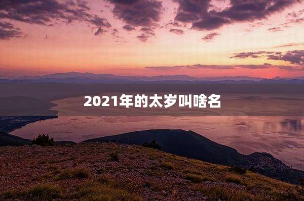2021年的太岁叫啥名