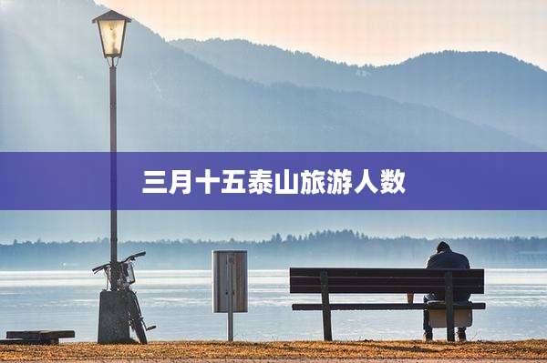 三月十五泰山旅游人数