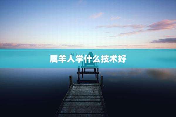 属羊人学什么技术好