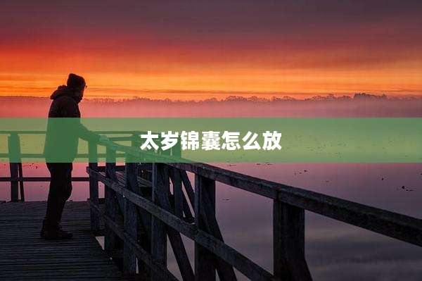太岁锦囊怎么放