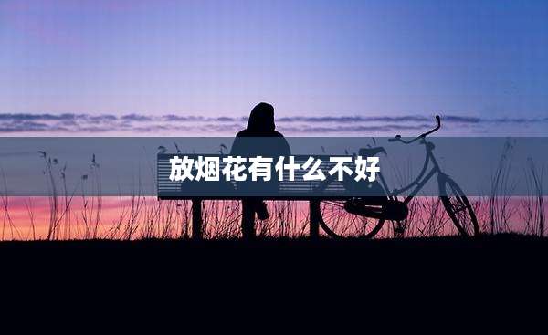 放烟花有什么不好