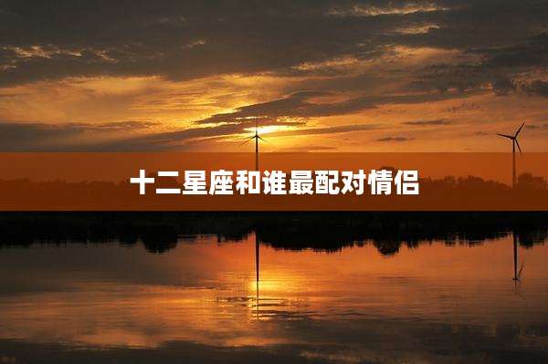 十二星座和谁最配对情侣