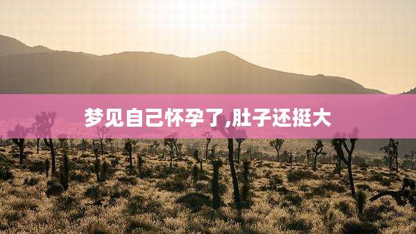 梦见自己怀孕了,肚子还挺大