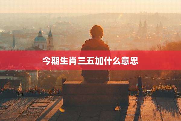今期生肖三五加什么意思