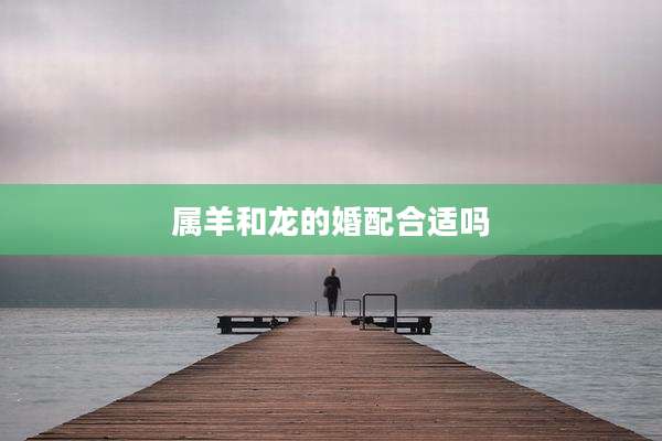 属羊和龙的婚配合适吗