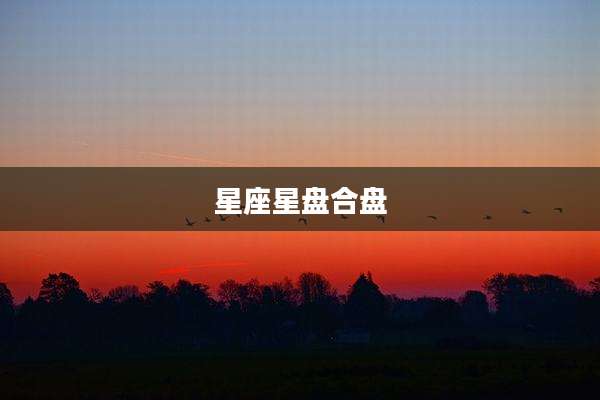 星座星盘合盘