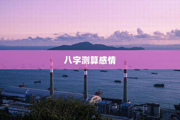 八字测算感情