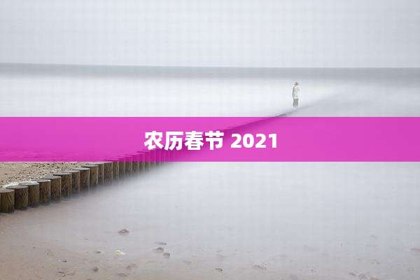 农历春节 2021