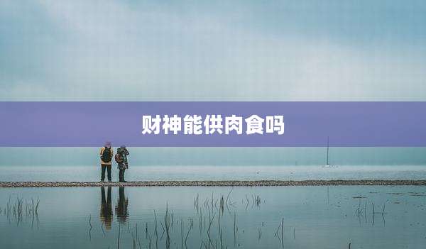 财神能供肉食吗