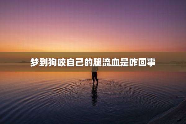 梦到狗咬自己的腿流血是咋回事