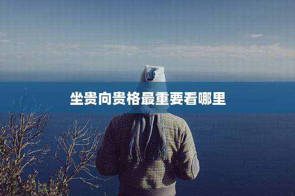 坐贵向贵格最重要看哪里