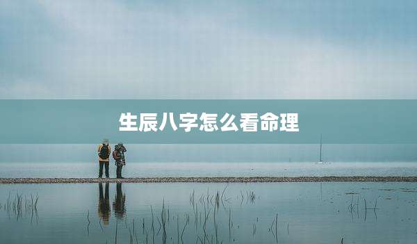 生辰八字怎么看命理