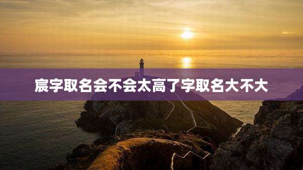 宸字取名会不会太高了字取名大不大
