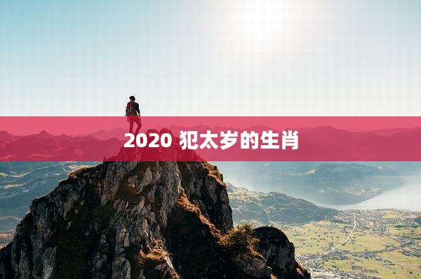 2020 犯太岁的生肖