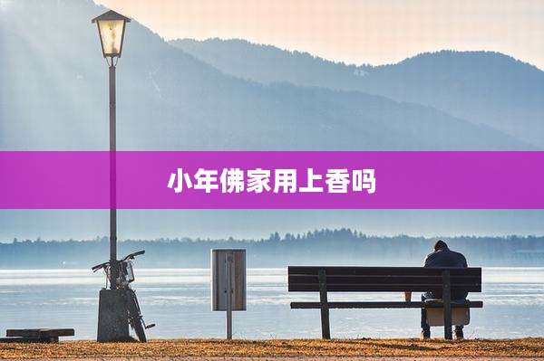 小年佛家用上香吗