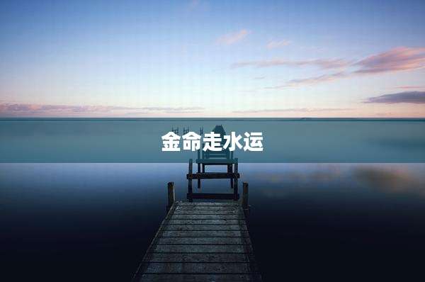 金命走水运