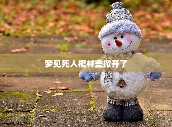 梦见死人棺材盖掀开了