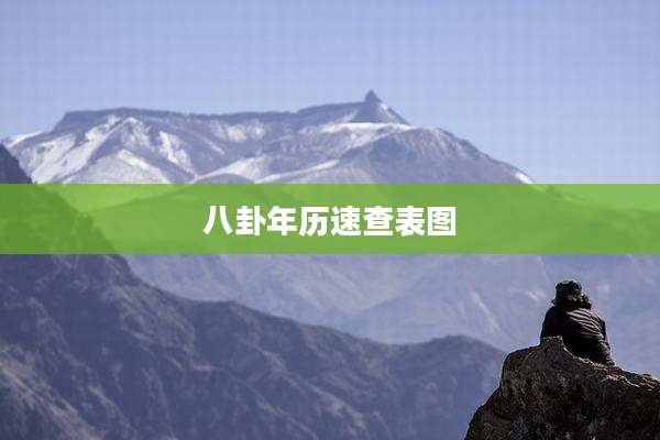 八卦年历速查表图