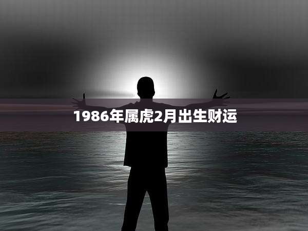 1986年属虎2月出生财运
