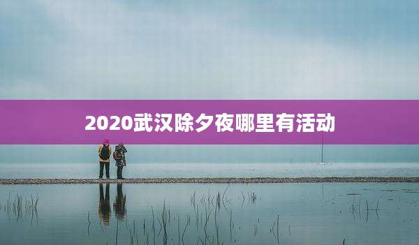 2020武汉除夕夜哪里有活动