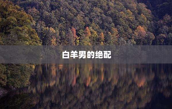 白羊男的绝配