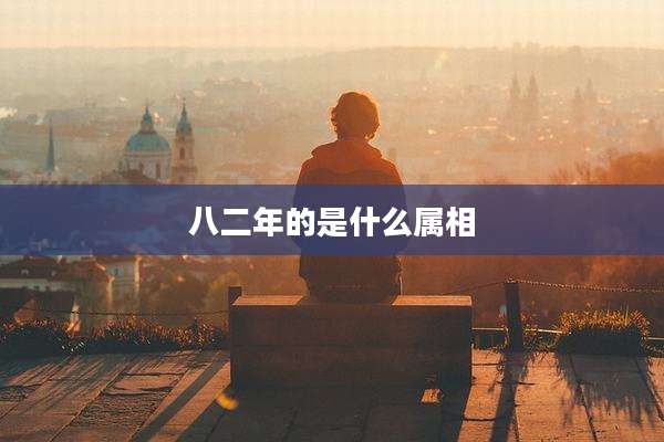 八二年的是什么属相