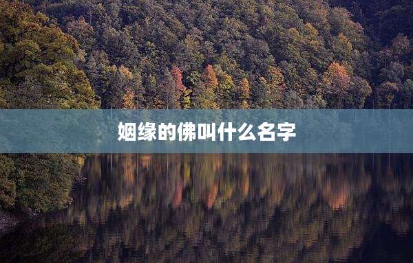 姻缘的佛叫什么名字