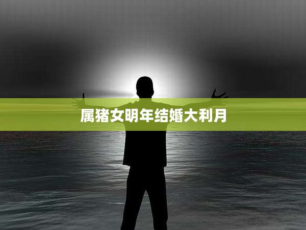属猪女明年结婚大利月
