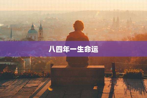 八四年一生命运